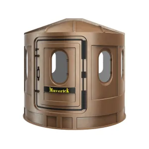 Maverick Blinds XL Blind Clear Windows Brown
