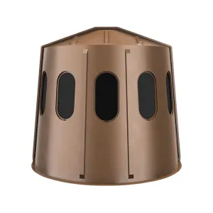 Maverick Blinds 6-Shooter Box Blind with Tinted Windows Brown