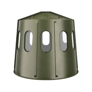 Maverick Blinds 6-Shooter Box Blind with Clear Windows Green