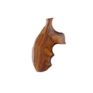 Hogue Fancy Hardwood Grips with Finger Grooves for S&W J-Frame Round Butt Checkered Cocobolo