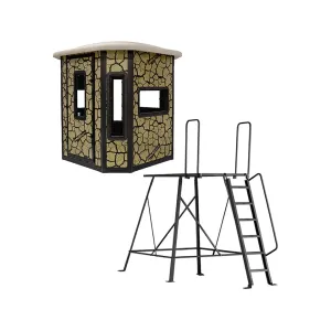 Muddy Bull XL Box Blind with Elite 5' Tower