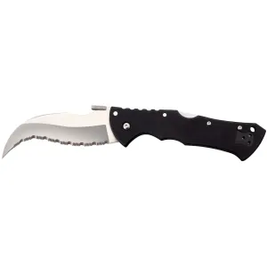 Cold Steel Black Talon II Folding Tactical Knife 4" Serrated Talon Point CPM S35VN Steel Blade G-10 Handle Black