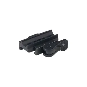 American Defense AD-B2 Modular Scope Base For Mini ACOG Picatinny Full Titanium Lever Matte Black