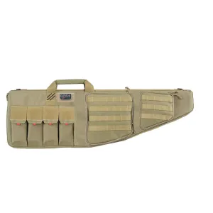 G.P.S. Tactical AR Case with External Handgun Case 30" Nylon Tan