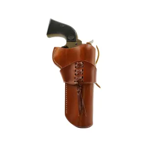 Galco Wrangler OWB Holster Right Hand Ruger Blackhawk 357 5.5", Blackhawk 44 5.5", Blackhawk 45 5.5" Leather Tan