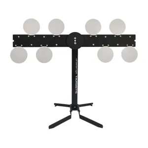 Challenge Targets Commercial Grade Revolving Plate Rack Rifle Rated 3/8" AR500 Steel