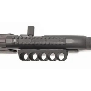 GG&G Side Saddle Shotgun Shell Holder Remington Tac-13 12 Gauge 5-Round Aluminum Black