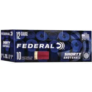 Federal Shorty 12 Gauge Ammo 1-3/4" #4 Buckshot 15 Pellets Case of 100 (10 Boxes of 10)