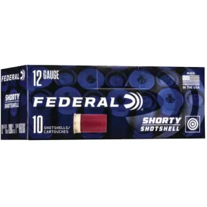 Federal Shorty Shotshell 12 Gauge Rifled Slug 1-3/4" 1oz Case of 100 (10 Boxes of 10)