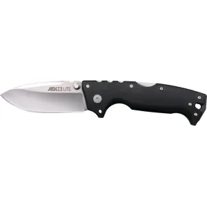 Cold Steel AD-10 LITE Pocket Knife 3.5" Drop Point AUS-10 Satin Blade Glass Reinforced Nylon (GRN) Handle Black