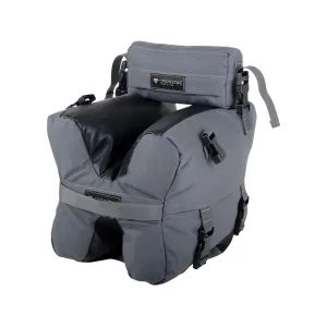 CrossTac X Bag Front and Rear Shooting Rest Bag Set Filled Nylon Wolf Gray