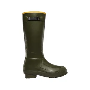 LaCrosse Men's Burly Classic 18" Waterproof Insulated Hunting Boots Rubber OD Green 14 D