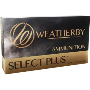 Weatherby Select Plus 6.5 Weatherby RPM Ammo 124 Grain Hammer Custom Solid Hollow Point Lead Free Box of 20