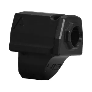 Agency Arms 419 Single Port Compensator Sig P320 9mm 1/2"-28 Thread for Agency Slides Aluminum Black