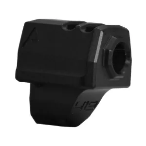 Agency Arms 419 Dual Port Compensator for Sig P320 9mm 1/2"-28 Thread for Agency Slides Aluminum Black