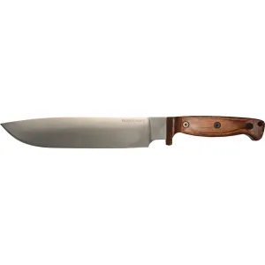 Ontario Bushcraft Woodsman Fixed Blade Knife 9.2" Drop Point 420 Stainless Steel Blade Walnut Handle