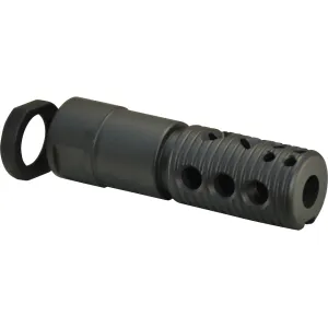 Smith Enterprise Good Iron Direct Connect AR-10, LR-308 Muzzle Brake 5/8"-24 Thread with Jam Nut Matte