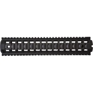 AR-STONER 2-Piece AR-15 Quad Rail Handguard Rifle Length Black