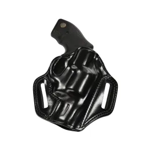 Galco Combat Master OWB Holster Right Hand Colt King Cobra, Colt Python, Ruger GP100, Smith & Wesson L Frame 586, Taurus 425 Tracker, Taurus 627 Tracker 4" Leather Black