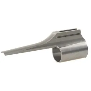 NECG Masterpiece Banded Front Sight Ramp 0.708" Inside Diameter 0.386" Height In the White