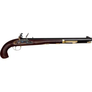 Pedersoli Bounty Flintlock Pistol 50 Caliber 16" Blued Barrel Walnut Stock
