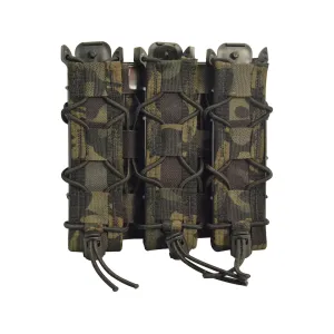 High Speed Gear Triple MOLLE Extended Pistol Shingle Magazine Pouch Nylon Multicam Black