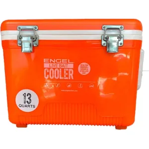 Engel 13 Qt Live Bait Cooler Hi-Vis Orange