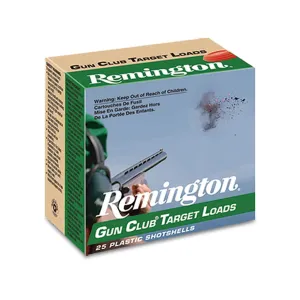 Remington Gun Club Target GC1218 12 Gauge Ammo 2-3/4" #8 Lead Shot 1 oz Case of 250 (10 Boxes of 25)