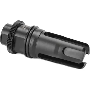 Griffin Armament DUAL-LOK 2.75" Stealth Flash Hider Suppressor Mount 5.56mm 1/2"-28 Thread Stainless Steel Nitride