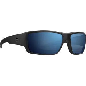 Magpul Men's Ascent Polarized Sunglasses Black Frame Bronze Blue Mirror Lens