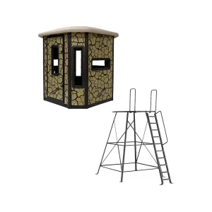Muddy Bull Box Blind with Elite 10' Tower