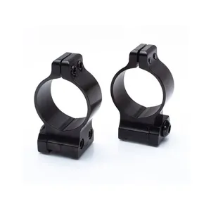 Talley QD Screw Lock Talley Dovetail 34mm Scope Rings Matte Black Medium