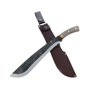 Condor Knives Jungolo Machete 13.5" 1075 Natural Blade Walnut Handle