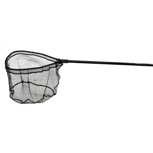 Ranger Landing Nets Tournament Series Landing Net 48" Handle 25" x 25" Hoop Rubber Coated Nylon Black