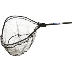 Ranger Landing Nets Tournament Series Landing Net 29-45" Telescoping Handle 20" x 20" Hoop Rubber Coated Nylon Black