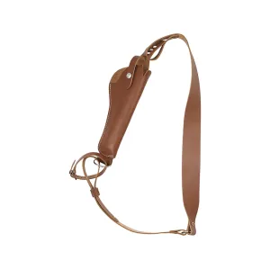 Hunter 68-300 Chest Holster Right Hand Single-Action Revolvers 4.75", 5.5" Leather Brown