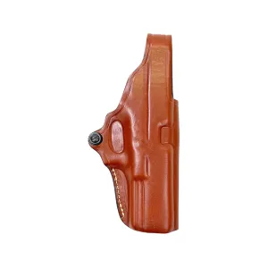Hunter 4900 Pro-Hide Thumb Break OWB Holster Right Hand S&W 4046 Leather Chestnut