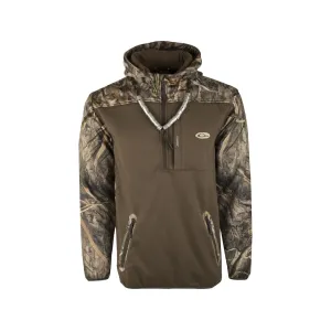 Drake Men's MST Endurance Soft Shell Hoodie Mossy Oak Shadow Grass Habitat XL