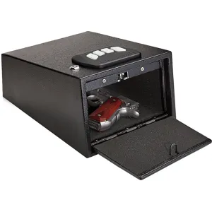 SnapSafe One-Gun Vault Pistol Safe with Keypad Steel