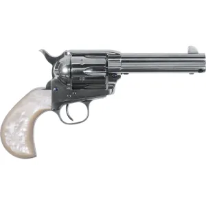 Uberti 1873 Cattleman II "Doc" 357 Magnum Revolver 4.75" Nickel Barrel 6 Round Pearl Grip