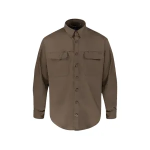 Banded Men's Essential Flex Camp Long Sleeve Shirt Marsh Brown Large