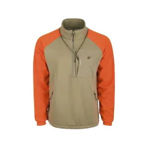 McAlister Men's MST Endurance Upland Long Sleeve Shirt Orange/Khaki 2XL