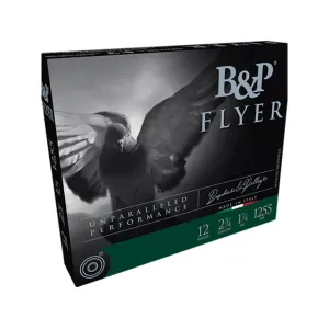 B&P Competition Flyer 12 Gauge Ammo 2-3/4" #7-1/2 Lead Shot 1-1/4 oz Case of 100 (10 Boxes of 10)