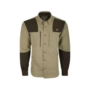 McAlister Men's MST Upland Tech Long Sleeve Shirt Khaki/Brown 3XL