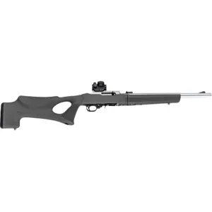Hogue Rubber OverMolded Thumbhole Rifle Stock Ruger 10/22 Takedown .920" Barrel Channel Synthetic Slate Gray