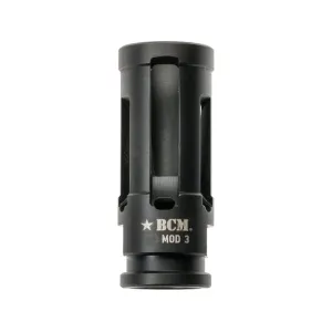 Bravo Company BCM GUNFIGHTER Mod 3 Compensator 5/8"-24 Thread AR-10, LR-308 Steel Black