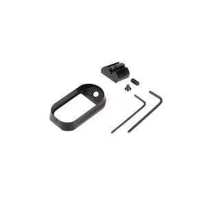 Agency Arms EDC Magwell for Glock 17 Gen 4 with No Back Strap Aluminum Black