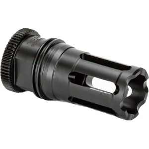 Griffin Armament DUAL-LOK Closed Tine Flash Hider 7.62mm 5/8"-24 Thread Steel Black