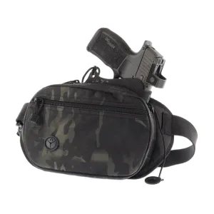Galco Fastrax Elite Waistpack Fanny Pack Holster Ambidextrous Nylon Multicam Black Nylon Multicam Black