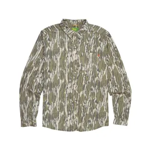 Marsh Wear Men's Lobeco Long Sleeve Shirt Mossy Oak Original Bottomland Medium